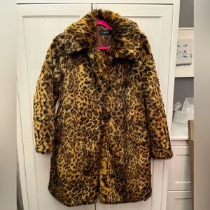Adorable J Crew leopard-print coat
